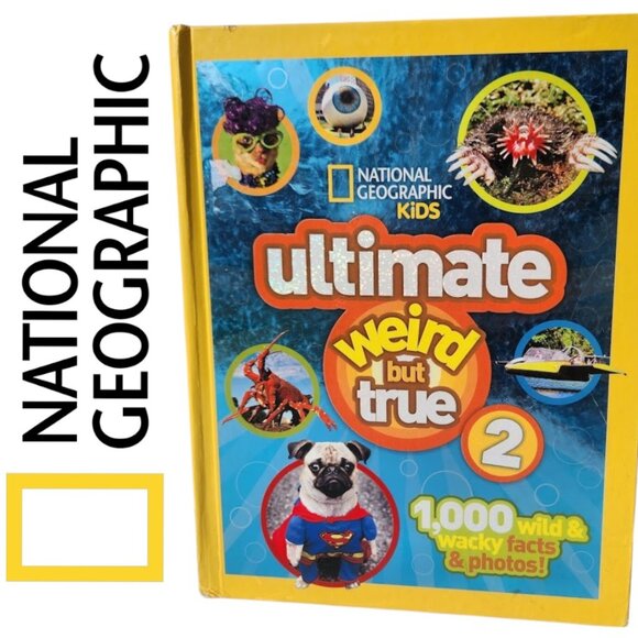 National Geographic Kids Ultimate Weird But True 2 Hardcover Book 1,000 Facts - Picture 1 of 16